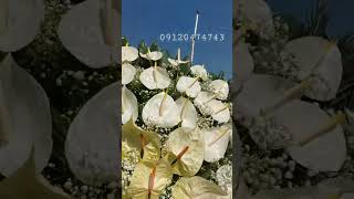 انواع تاحگل های تسلیتی 09120474743 #flower #rose #christmas #decoration #gift