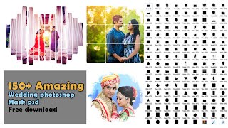 150+ Amazing Wedding Photoshop Mask Psd Free Download