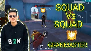 Squad Vs Squad Grandmaster Game Play Free Fire B2k stail @sbshohaggaimer898