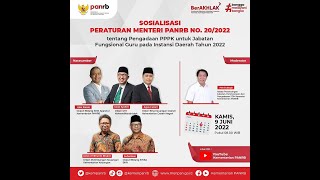 webinar Sosialisasi Pengadaan PPPK untuk Jabatan Fungsional Guru pada Instansi Daerah Tahun 2022