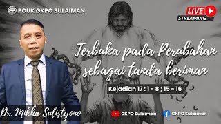 Ibadah Live Streaming | Minggu 25 Februari 2024 | PRAPASKAH 2 | POUK GKPO Sulaiman |