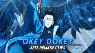 Okey Dokey Yo | Sung Jinwoo Solo Leveling AMV @6ft3 Remake Clips👀