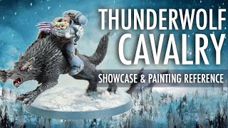 Thunderwolf Cavalry Showcase Painting Reference Space Wolves Marines Wolfguard Warhammer 40K