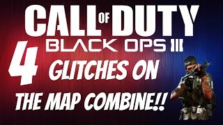 COD BO3 GLITCHES-4 GLITCHES ON THE MAP COMBINE!!