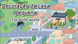 Decoração da casa pequena do toca life world!