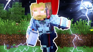 I beat Minecraft as Thor