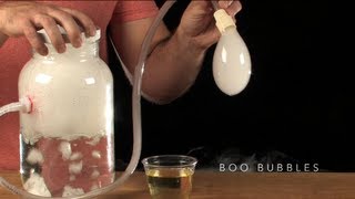 Dry Ice Boo Bubbles