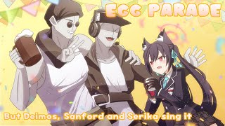 【Thx 2K subs】Egg Parade but Deimos, Sanford and Serika sing it【FNF/ Blue Archive / Madness Combat】