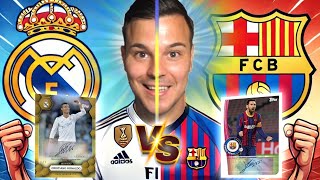 Batalla Real Madrid Vs Barcelona | Topps Fan Set Con Autógrafos | El Clasico