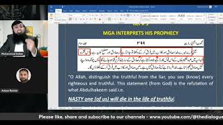 FAILED PROPHECY vs Dr. Abdul Hakim Khan Patialvi