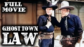 GHOST TOWN LAW | Tim McCoy, Buck Jones | Full Western Movie | English | Wild West | Free Movie