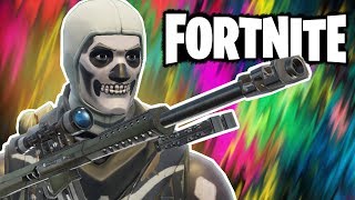 SKULL TROOPER NO SCOPE! - Fortnite BR Funny Moments & COD: Blackout Clip!