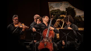 Vivaldi cello concerto (RV421 in a minor) Davide Amadio - Interpreti Veneziani (in rehearsal)