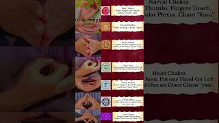 🔴 7 Chakra Hand Mudras which help in balancing the seven Chakras of the body