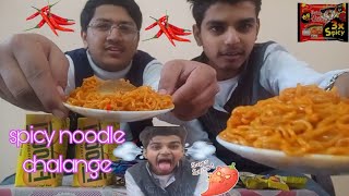 Spicy 3X Ramen Challenge|| Spicy Noodles Challenge🤯😨