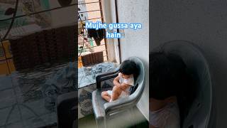 Mujhe gussa aya😒 #tengelele #shortsvideo #shorts #cutebaby #angrybaby