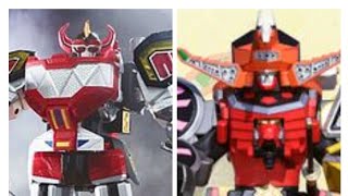 Mighty morphin megazord vs samurai battlefield megazord @SCPowerRangers @PowerRangersLegacyWars