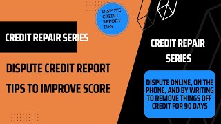 Day 1- Credit Repair Tips Series