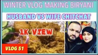 VLOG 51| Winter vlog 2020 | making Sindhi biryani