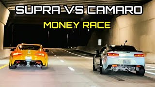 Epic Showdown - Camaro VS Supra in a Wildly Close Money Race!