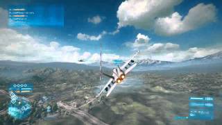 Battlefield 3 - 1v1 Dogfight Practice vs mofolord20 - 720p