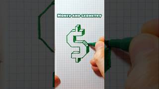 Money & Geometry.  #drawing #videoshorts #dibujo #art #geometry #money #dollar #shorts #abba