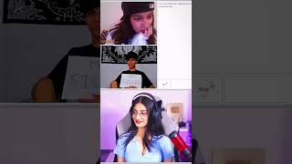 @PAYALGAMING reaction on @AdarshSinghUC Omegle Video 😂 roasting girl on omegle 😂 #shorts #omegle