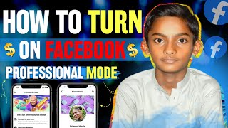 Facebook account convert to page | Turn on Facebook Professional Mode | Problem Solved