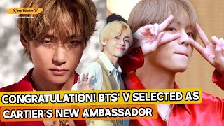 BTS News Today!! A Milestone Achievement: BTS' V Becomes Cartier's Global Ambassador