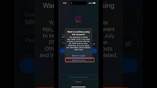 How to Recover Instagram Deleted Account | instagram delete account ko kaise recover kare #shorts