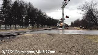 UP 5865 North MCBSS With Intermodal Service Farmington, MN (3/27/21)