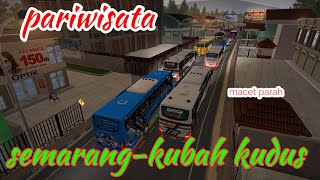 BUSSID pariwisata semarang-kubah kudus // macet merayap // gameplay android