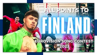 All Points to Finland 🇫🇮 || Eurovision Song Contest 2023 #chachacha #finland