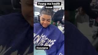 Young ma’s fans concerned about rapper’s health #youngma #shorts #celebritygossip