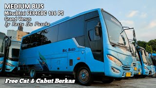 Stok Jual Medium Bus Big Bird || Mitsubishi FE84GBC 136PS || Grand Venus by Restu Ibu Pusaka