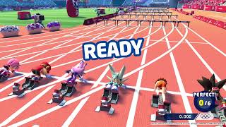 Mario & Sonic at the Olympic Games 2020 | 110m hurdles in 11.962 seconds