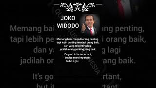 Jokowi #17 | Positive Inspiration Thought | Indonesian-Russian-English #quoterusiaindonesia #quotes