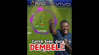 Dembelé corre duro en #fcmobile #juegos #futbol #deportes