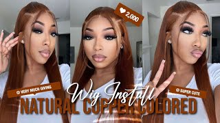 NATURAL COPPER COLORED INSTALL *OFFICIAL IT GITL* @alibonniehair  | Shalaya Dae