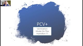 PCV+ ventilation mode on the  Hamilton T1