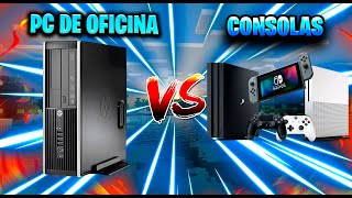 ✔️​PC DE OFICINA GAMER VS CONSOLA, CUAL ES MEJOR? COMPARATIVA //2023//✔️​