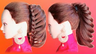 2 type of butterfly hairstyle | hairstyle for long and medium hair | hairstyle by shameela |