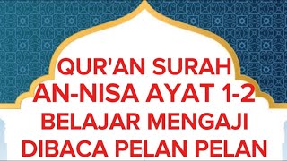 PAKAI NADA MUDAH INI DALAM MENGAJI ALQURAN AGAR BISA LANCAR DIBACA PELAN PELAN TANPA DIURAI / DIEJA