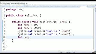 HOW TO SWAP TWO NUMBERS IN JAVA | JAVA TUTORIAL FOR BEGINNERS !