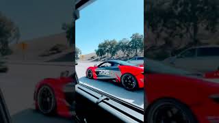 Two Supercar on Highway in California 💨 #supercar #shorts