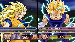 Dragon Ball Z Budokai Tenkaichi 3 Goku SSJ3 VS Vegeta SSJ2