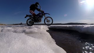 Dual Sport Ice Ride - Yamaha Wr250R