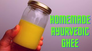 How to make Pure Indian Ghee with Double Cream | English Sub | Telugu