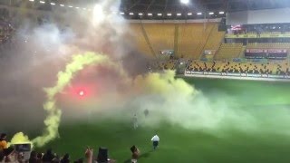 Pyro & Ausschreitungen bei Dynamo-Aufstiegsfeier (16.04.16)