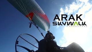 Skywalk ARAK unboxing - Paramotor testflight - freeflight